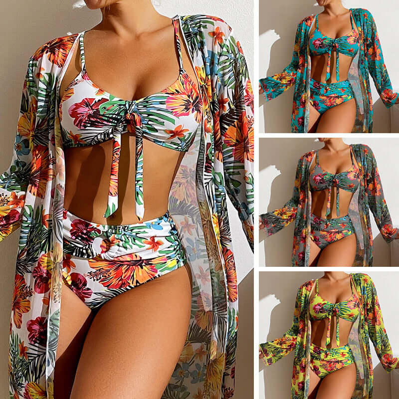 Swimwear Long Sleeved Blouse Three Piece Suit Novahst Novah