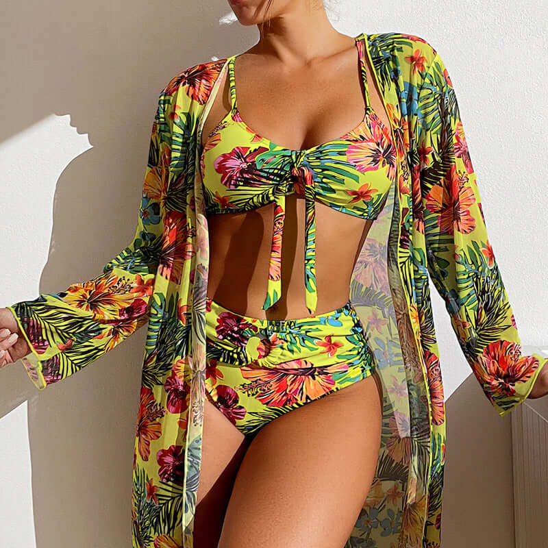 Swimwear Long Sleeved Blouse Three Piece Suit Novahst Novah