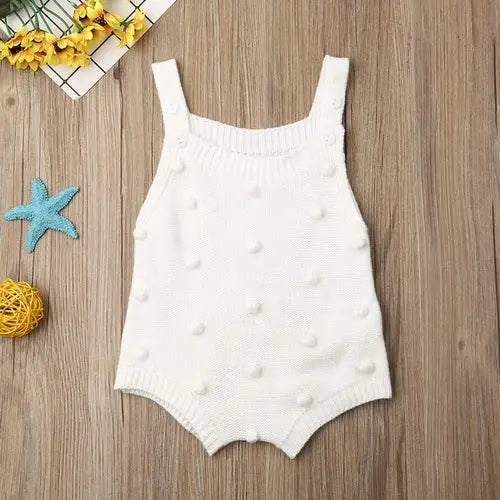 Knitted Newborn Onesie - Novah