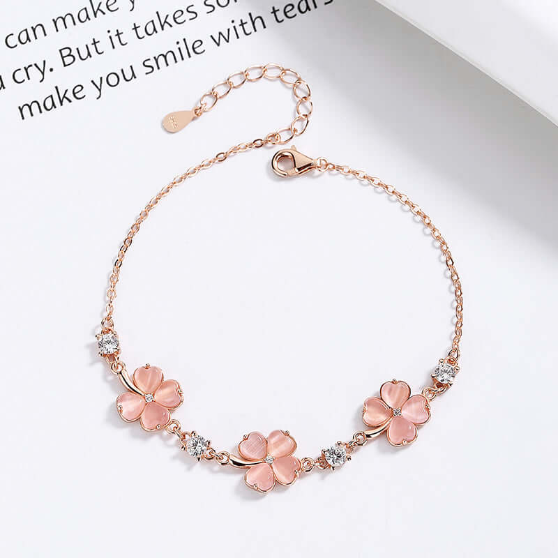 Fashion Jewelry Opal Crystal Gemstones Chain Bracelets For Women Femme Zircon Diamonds Rose Gold Jewelry Bijoux Mujer Cute Girlfriend Gifts AliExpress Novah Accessories Accessories