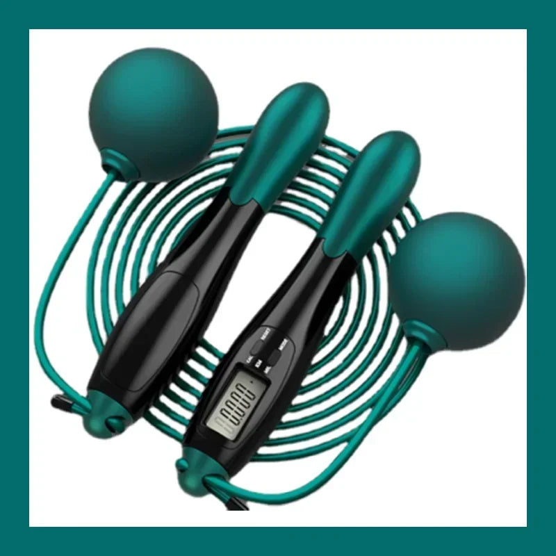 Counting Jump Rope ball Steel PVC Skipping Rope Exercise Adjustable Cordless jump rope Fitness gym Training Home Sport Equipment Novahst Novah