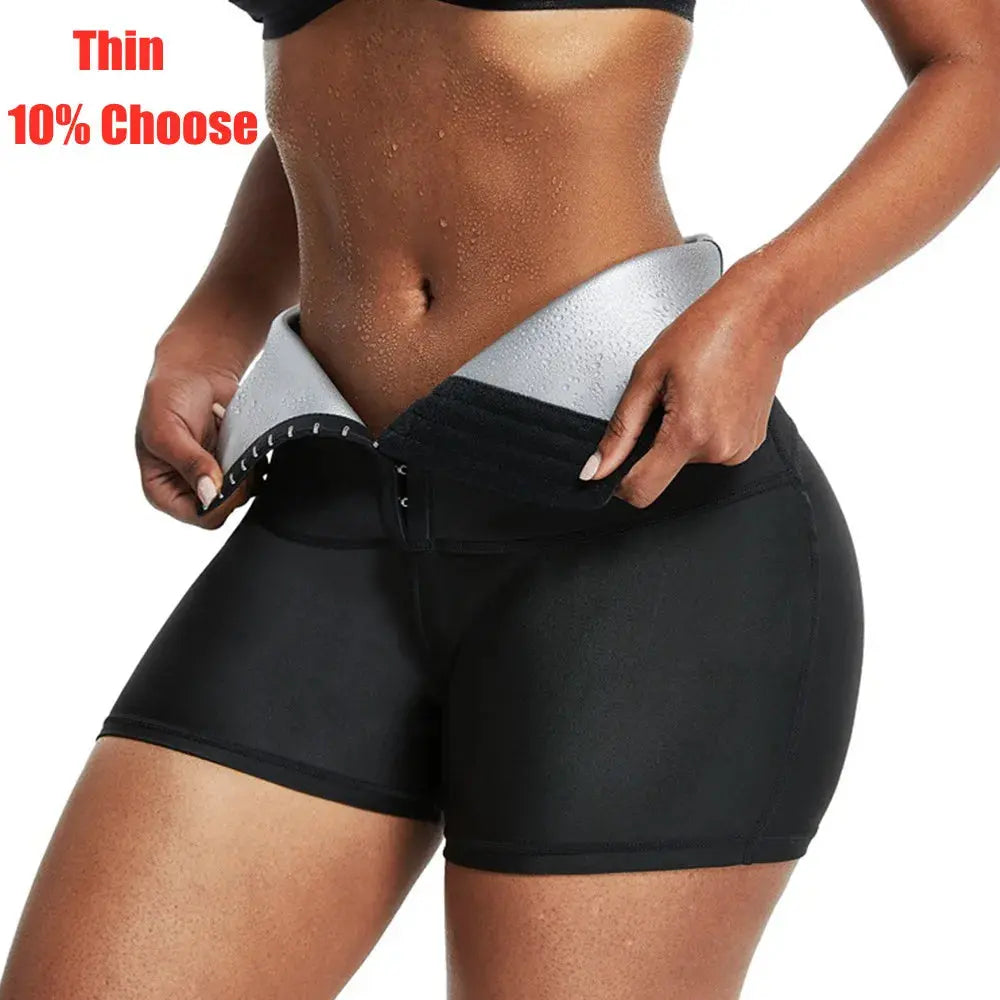 Sweat Sauna Pants Body Shaper Weight Loss Slimming Pants Waist Trainer Shapewear Tummy Hot Thermo Sweat Leggings Fitness Workout - Novah